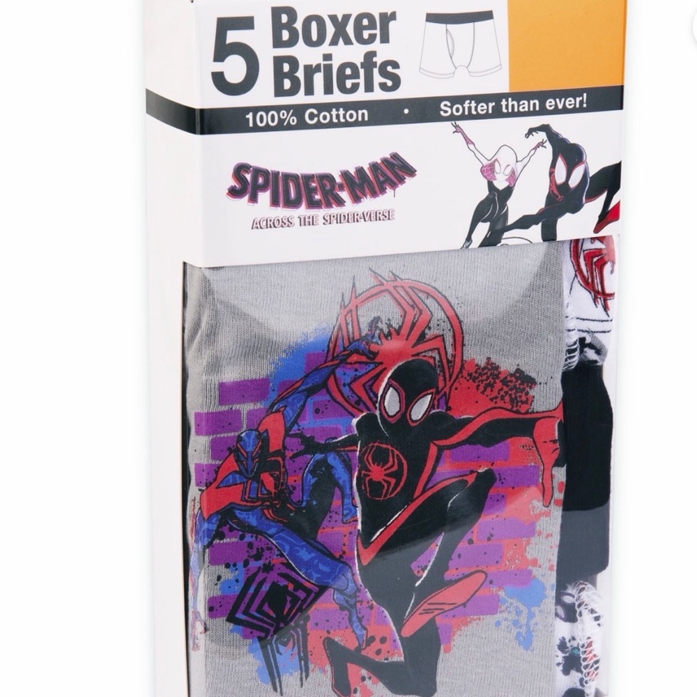 NWT Size 6 Marvel Superhero Boxer Briefs - 5-Pack